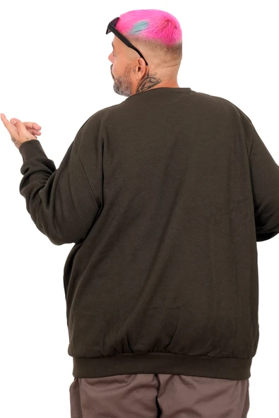 Mode XL Erkek Interlok Sweat Bıs.Yaka Basıc U22465 - 4