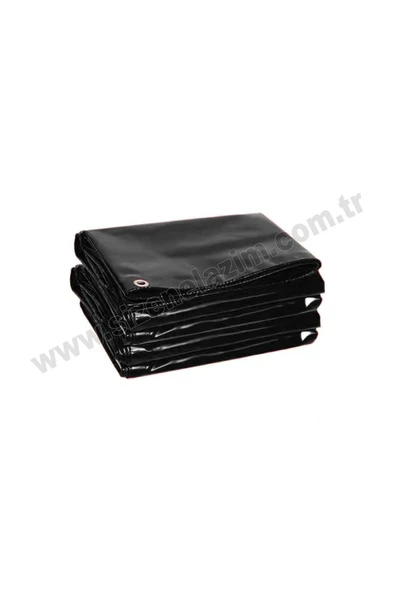 sizenelazım 80cm x 2m  Siyah PVC Su Geçirmez Balkon Demiri Korkuluk Çit Branda - Resim 2