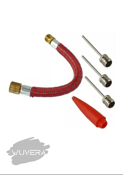 Wuvera 5 Parça Pompa İğne Seti – Top ve Balon Şişirme İçin Pratik Aksesuar - Resim 3