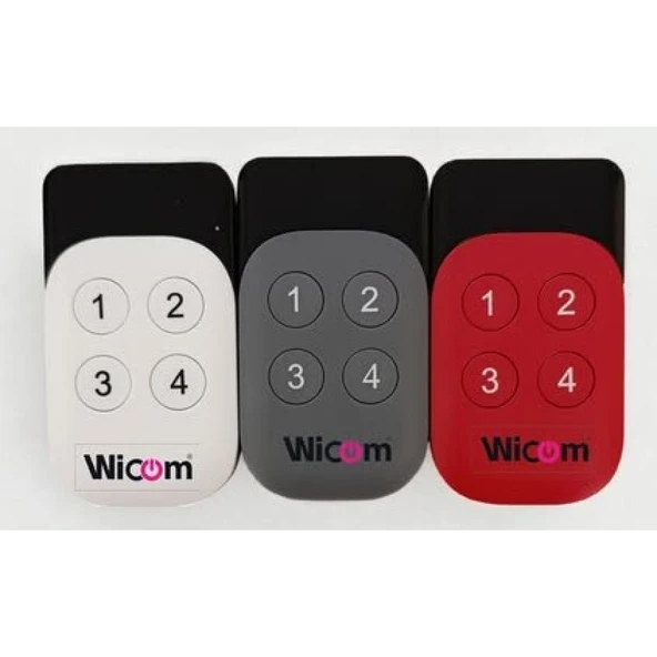 Wicom Beyaz Akıllı Kumanda 434 Mhz - 2