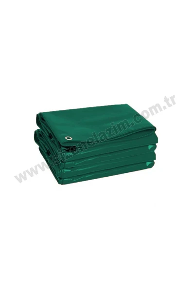 sizenelazım 60cm x 1.5m  Yeşil PVC Su Geçirmez Balkon Demiri Korkuluk Çit Branda - Resim 2