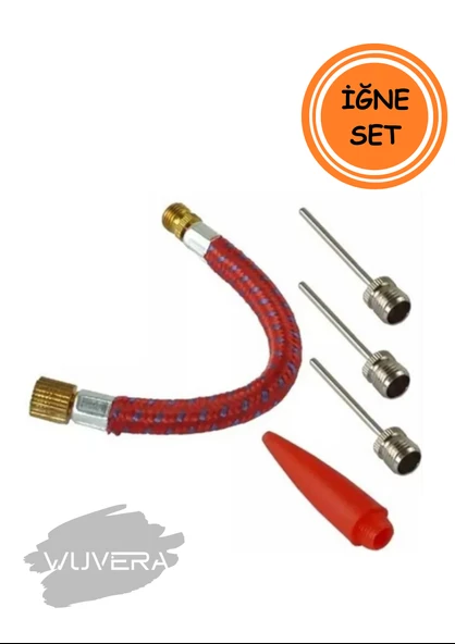 Wuvera 5 Parça Pompa İğne Seti – Top ve Balon Şişirme İçin Pratik Aksesuar - Resim 2