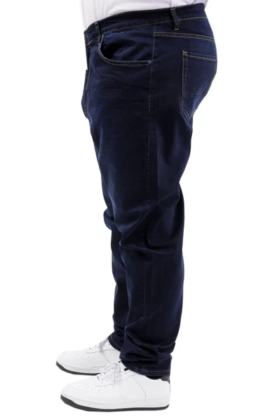 Mode XL Büyük Beden Erkek Kot Pantolon Klasik NEPTN 24900 Lacivert - Resim 2
