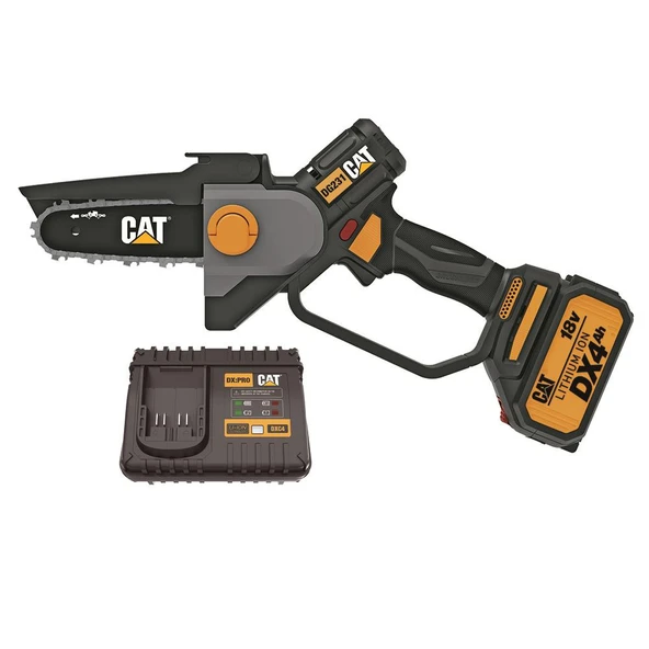 CAT DG231 18Volt 4.0Ah Li-ion 12CM Profesyonel Şarjlı Kömürsüz Zincirli Testere - 2