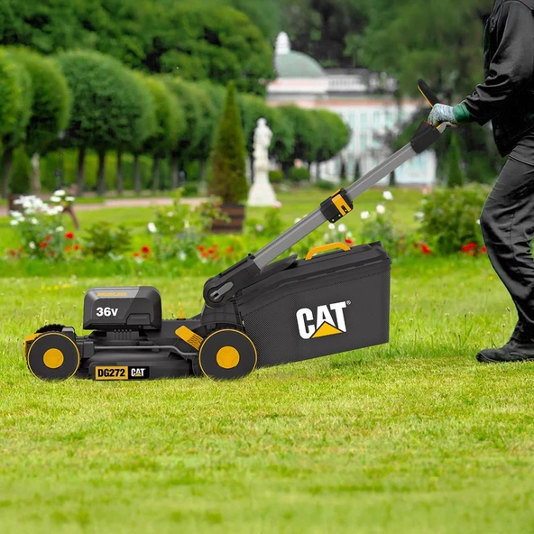CAT DG272 36Volt 4.0Ah. Li-ion 41CM Profesyonel Kömürsüz Şarjlı Çim Biçme - 10