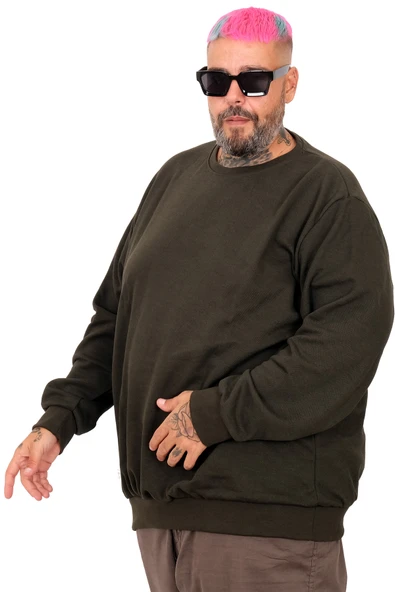 Mode XL Erkek Interlok Sweat Bıs.Yaka Basıc U22465 - 2