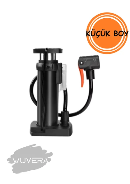 Wuvera Küçük Ayak Tipi Pompa – Pratik, Dayanıklı ve Portatif Şişirme Pompası - Resim 2