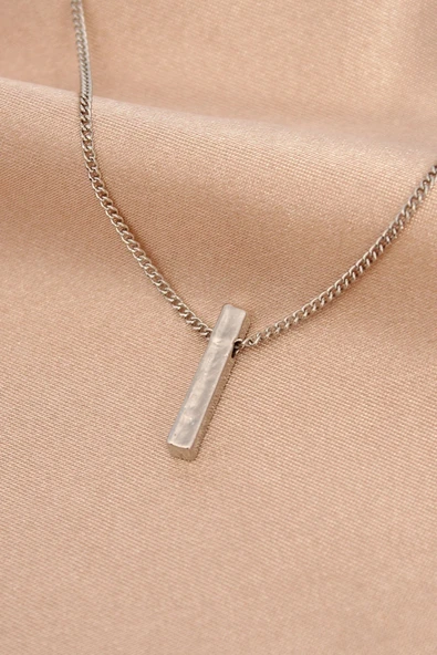 pilelistore Gümüş Renk Metal Kolye - TJ-BKO5992