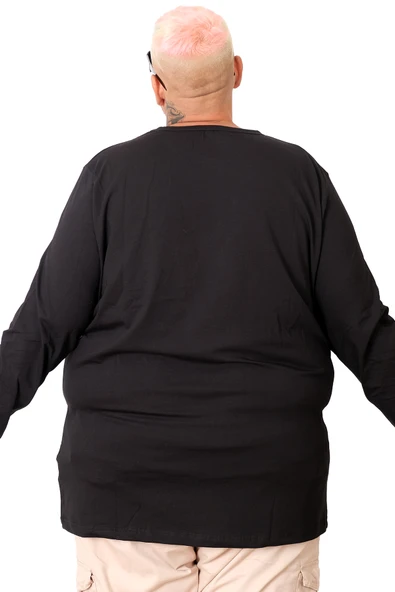 Mode XL Erkek Uzun Kol T-Shirt THE SED U25103 - Resim 4