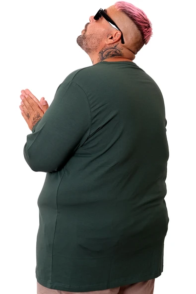 Mode XL Erkek Uzun Kol T-Shirt LIMITED EDITION U25104 - Resim 4