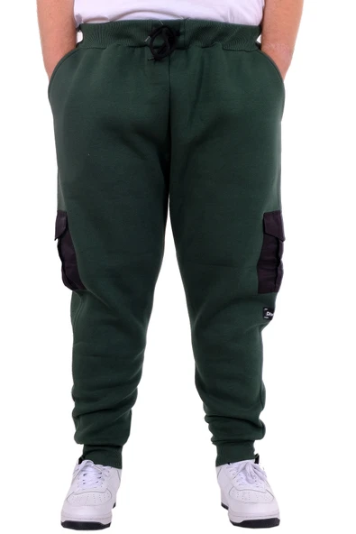 Mode XL Büyük Beden Erkek Eşofman Altı 3 İplik Şardonlu DIVISION 24521 Nefti ürün görseli