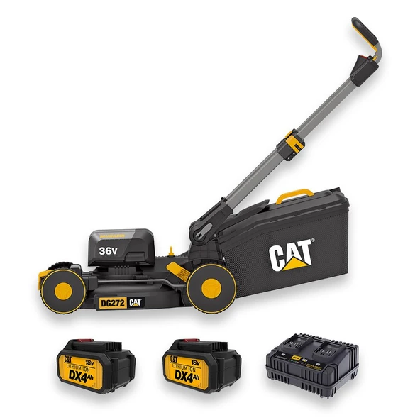 CAT DG272 36Volt 4.0Ah. Li-ion 41CM Profesyonel Kömürsüz Şarjlı Çim Biçme - 2