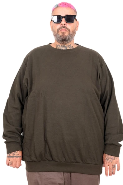 Mode XL Erkek Interlok Sweat Bıs.Yaka Basıc U22465