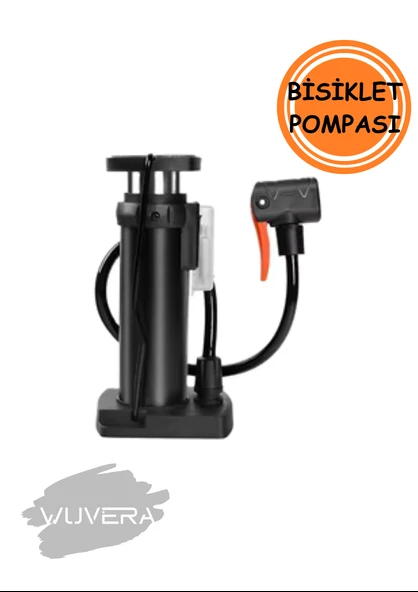 Wuvera Küçük Ayak Tipi Pompa – Pratik, Dayanıklı ve Portatif Şişirme Pompası - Resim 3