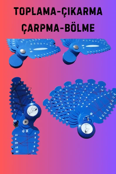 Çocuklara Dört İşlem Öğreten Oyuncak Seti (7-12 Yaş) - 3