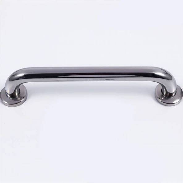 Tutunma Barı 40 cm Paslanmaz Metal 25 mm Çap Duvar Tipi Banyo Wc Destek Tutma Aparatı Kaymaz Saplı - 5
