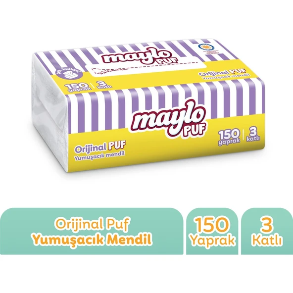 Maylo Puf Mendil 150'li Tek Paket