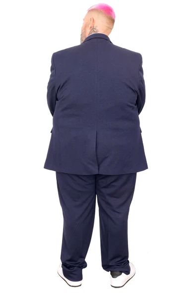 Mode XL Büyük Beden Erkek Takım Elbise Zara Tintin Basic 24020 Lacivert - 6