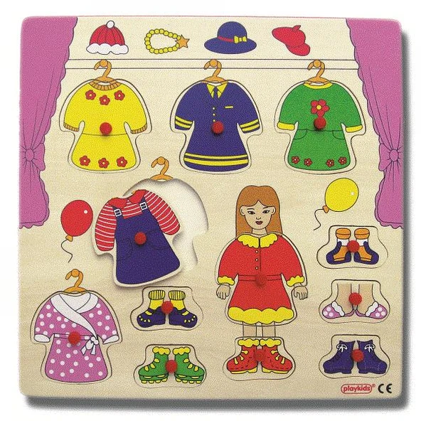 GİYSİ DEĞİŞTİRME PUZZLE (30x30 cm)