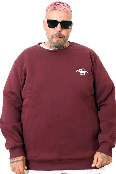 Mode XL Büyük Beden Erkek Sweat Bisiklet HORSE U25812 ürün görseli