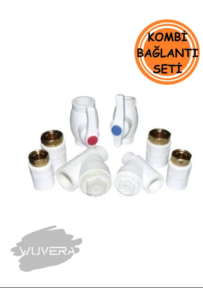 Wuvera Kombi Alt Bağlantı Seti Düz Tip – Kolay Montajlı ve Sızdırmaz Kombi Bağlantı Takımı - Resim 2