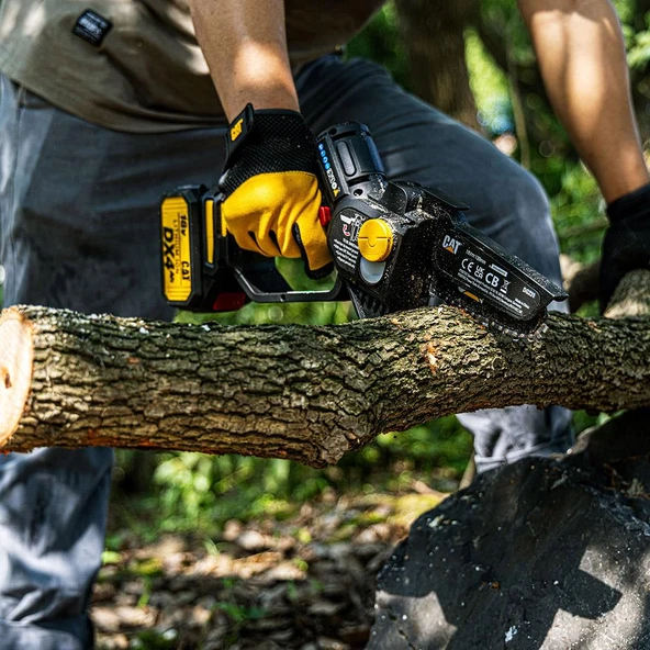 CAT DG231 18Volt 4.0Ah Li-ion 12CM Profesyonel Şarjlı Kömürsüz Zincirli Testere - 7