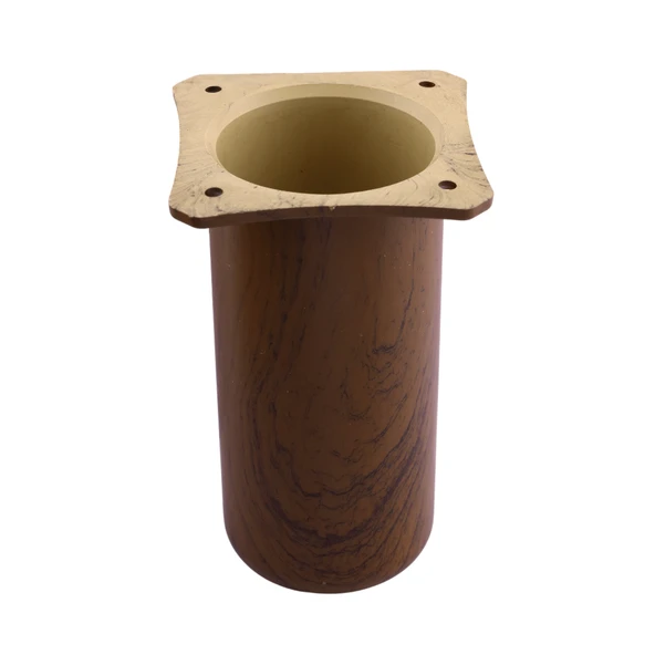 (8 Adet) Plastik Liva Kestane Kahvesi 15 cm Ayak Mobilya Kanepe Koltuk Baza Yükseltme Ayağı Ayakları - Resim 6