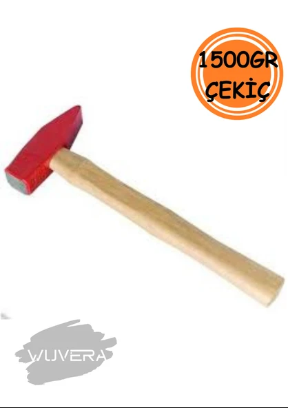 Wuvera 1500 gr Çekiç – İnşaat ve Tadilat İçin Güçlü ve Konforlu El Aleti - Resim 2
