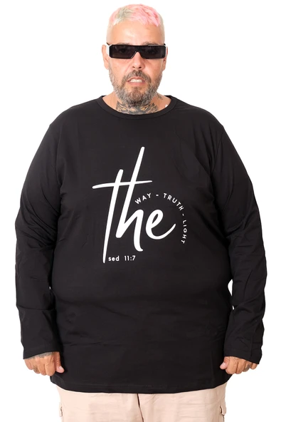 Mode XL Erkek Uzun Kol T-Shirt THE SED U25103 ürün görseli
