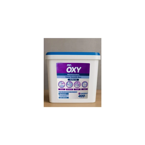 Mr.oxy Mr. Oxy Profesyonel Yüzey Temizlik Mendili 400'LÜ - 3