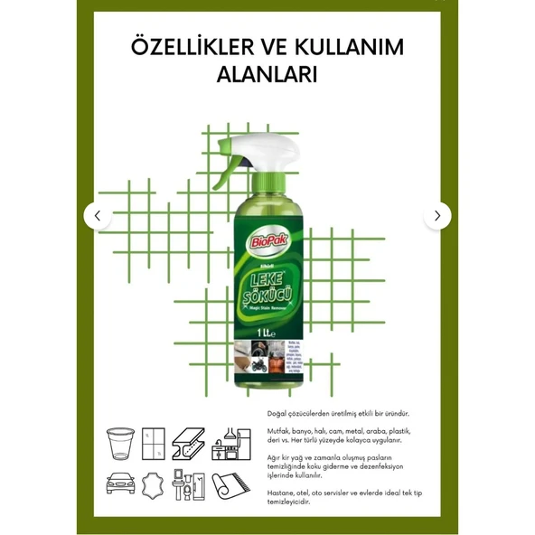 BioPak Leke Sökücü Sihirli Yeşil Güç - 3