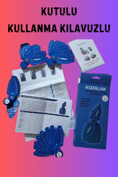 Çocuklara Dört İşlem Öğreten Oyuncak Seti (7-12 Yaş) - 4