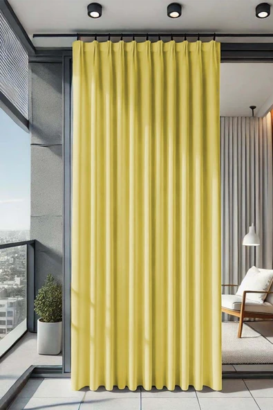 sizenelazım Su Geçirmez Oxford Balkon Perdesi Güneşlik ve Yağmurluk Renk ve 200 cm Boy Ölçü Seçenekli ürün görseli