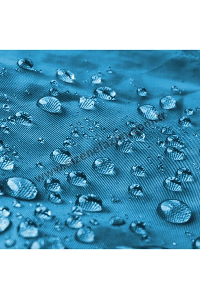 sizenelazım 50cm x 5m Mavi Su Geçirmez Dekoratif Gölgelik Battı Çıktı - Resim 4