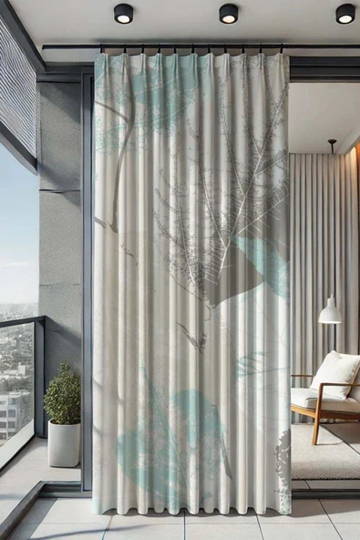 sizenelazım Su Geçirmez Desenli Oxford Balkon Perdesi Güneşlik ve Yağmurluk Renk ve 250 cm Boy Ölçü Seçenekli ürün görseli