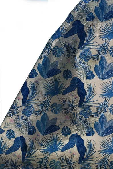 sizenelazım Su Geçirmez Desenli Oxford Balkon Perdesi Güneşlik ve Yağmurluk Renk ve 200 cm Boy Ölçü Seçenekli - Resim 3