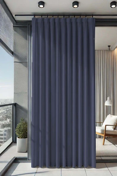 sizenelazım Su Geçirmez Oxford Balkon Perdesi Güneşlik ve Yağmurluk Renk ve 200 cm Boy Ölçü Seçenekli ürün görseli