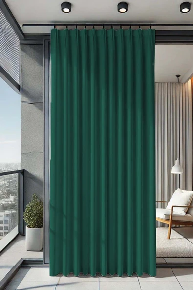 sizenelazım Su Geçirmez Oxford Balkon Perdesi Güneşlik ve Yağmurluk Renk ve 200 cm Boy Ölçü Seçenekli ürün görseli