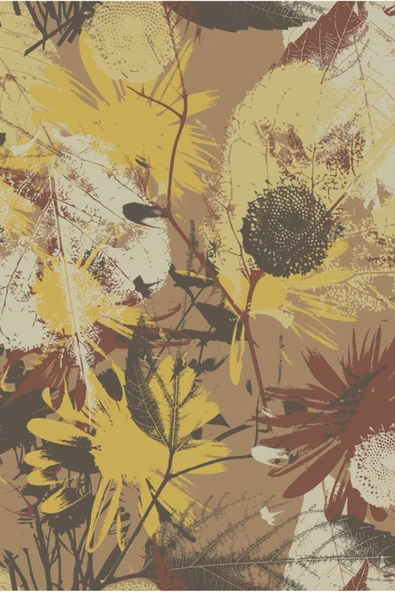 sizenelazım 70cm x 3.5m  Vintage  Balkon Bahçe Çit Brandası  Su İtici, UV Koruyucu, Dekoratif Örtü - Resim 3