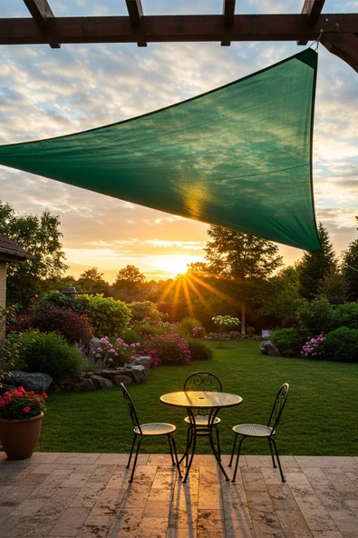 sizenelazım Yarasa Model Üçgen Gölgelik Tente 4mtx4mtx5.5mt ürün görseli