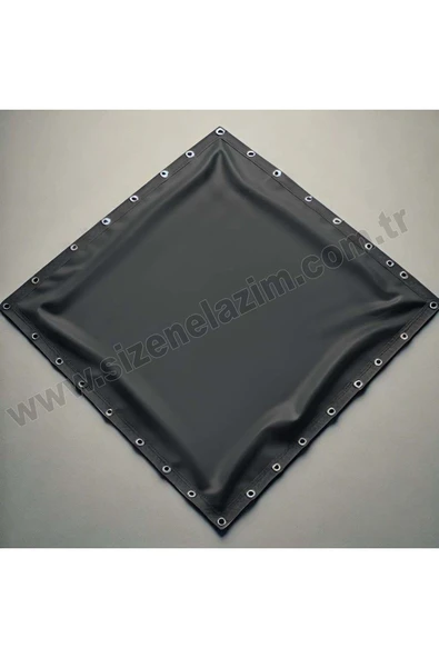 sizenelazım 60cm x 7m  Siyah PVC Su Geçirmez Balkon Demiri Korkuluk Çit Branda - Resim 6