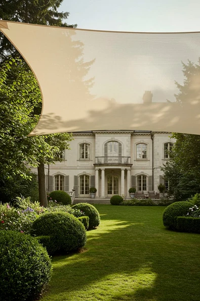 sizenelazım Gölgelik File % 95 sıklık 180 gram/m2 4mtx3mt Kuşgözü Destekli Krem, Yeşil, Turuncu ,Mavi, Gri Renk - Resim 4