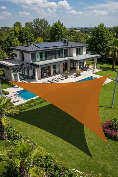 sizenelazım Yarasa Model Üçgen Gölgelik Tente 4mtx4mtx5.5mt ürün görseli