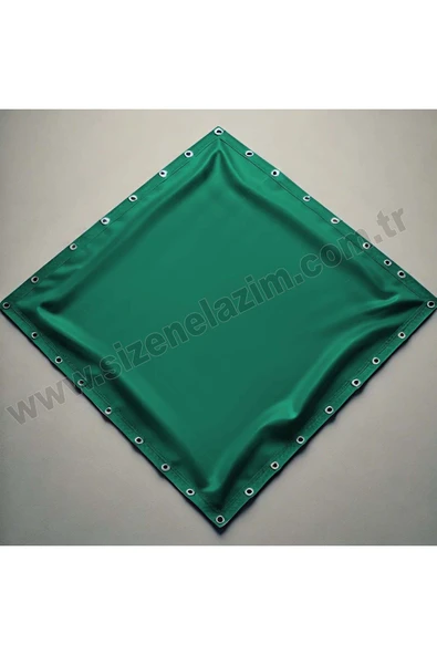sizenelazım 60cm x 10m  Yeşil PVC Su Geçirmez Balkon Demiri Korkuluk Çit Branda - Resim 6