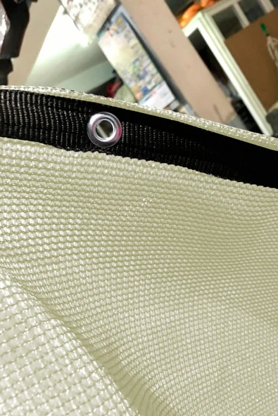 sizenelazım Gölgelik File % 95 sıklık 180 gram/m2 4mtx3mt Kuşgözü Destekli Krem, Yeşil, Turuncu ,Mavi, Gri Renk - Resim 5