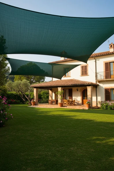 sizenelazım Gölgelik File % 95 sıklık 180 gram/m2 4mtx3mt Kuşgözü Destekli - Resim 5