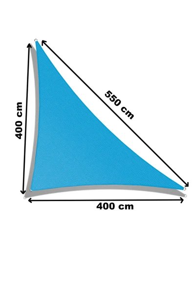 sizenelazım Yarasa Model Üçgen Gölgelik Tente 4mtx4mtx5.5mt - Resim 4