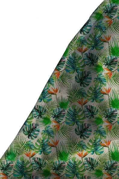 sizenelazım Su Geçirmez Desenli Oxford Balkon Perdesi Güneşlik ve Yağmurluk Renk ve 200 cm Boy Ölçü Seçenekli - Resim 3