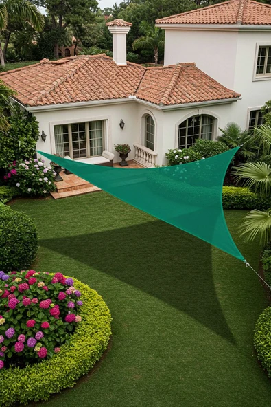 sizenelazım Yarasa Model Üçgen Gölgelik Tente 4mtx4mtx5.5mt - Resim 2