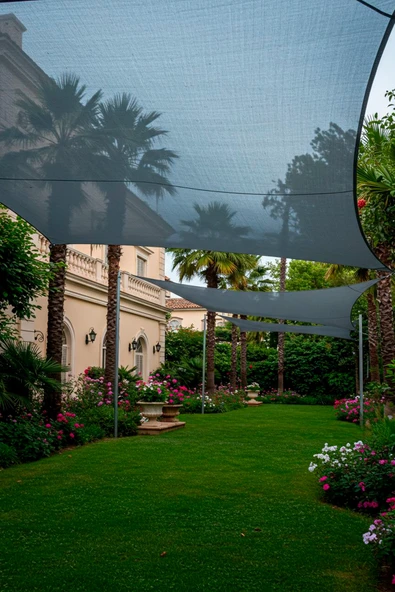 sizenelazım Gölgelik File % 95 sıklık 180 gram/m2 4mtx3mt Kuşgözü Destekli - Resim 2